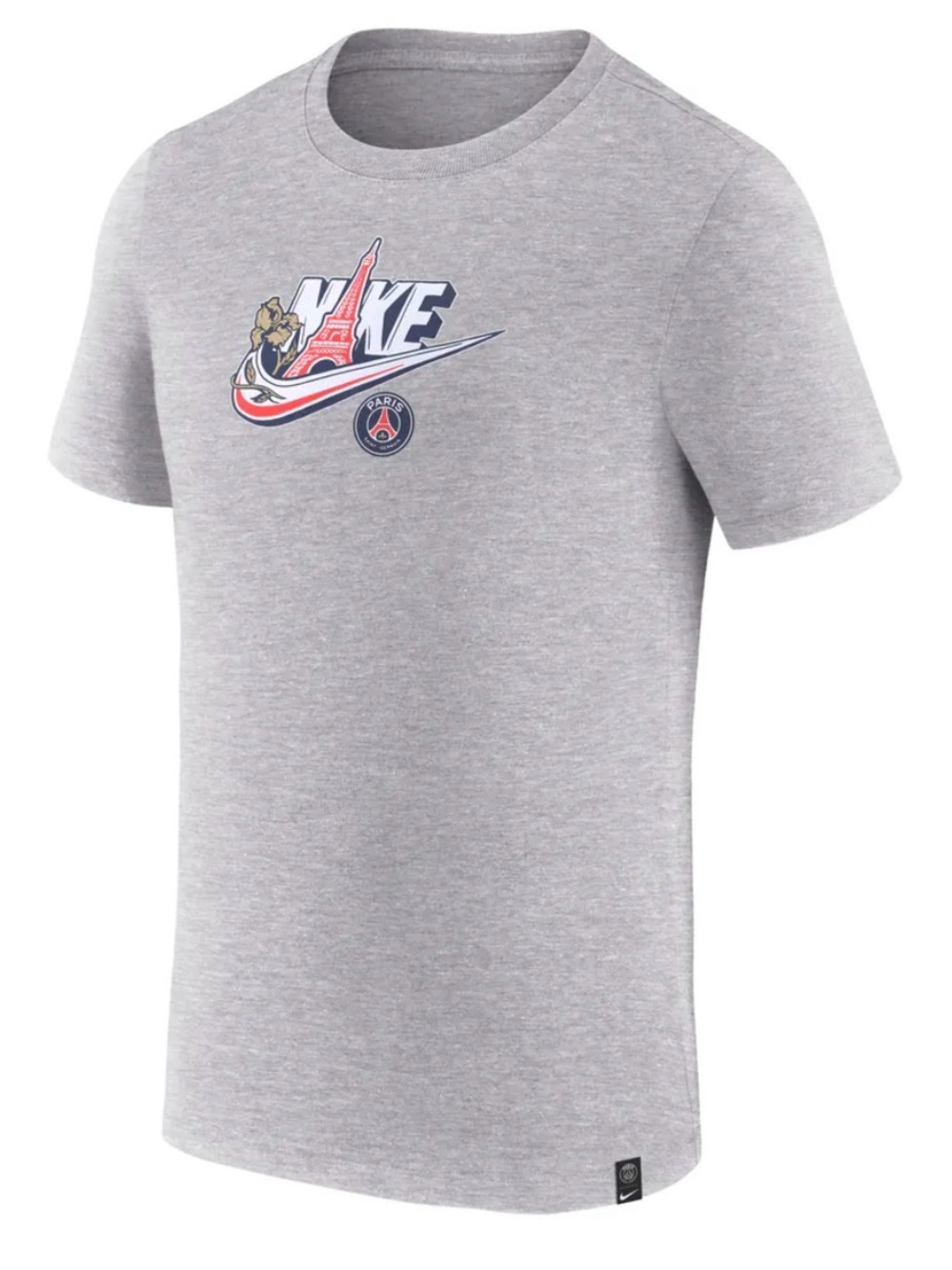 Nike Grey PSG Graphic Short Sleeve Tee
